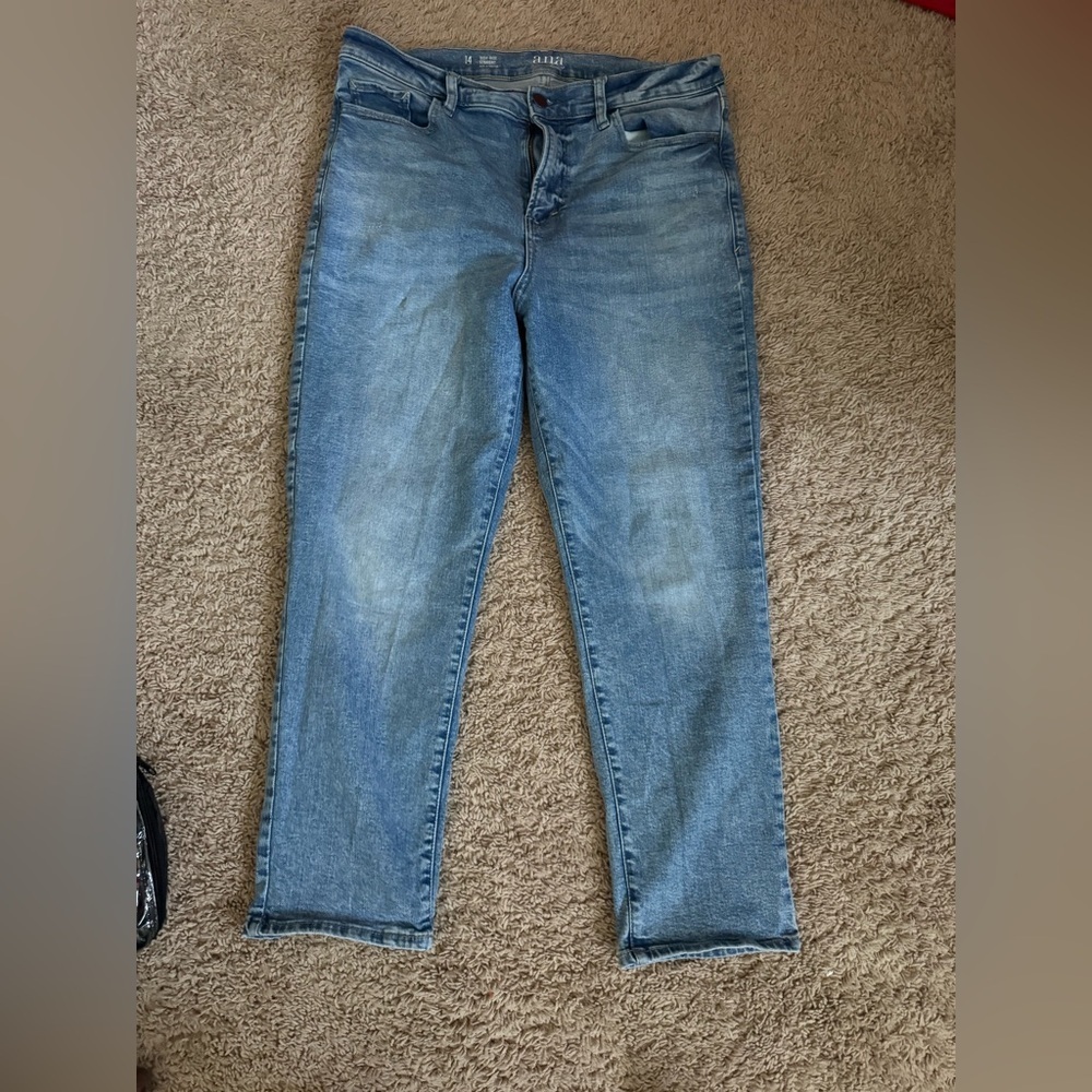 a.n.a Blue Straight Jeans Classic Denim